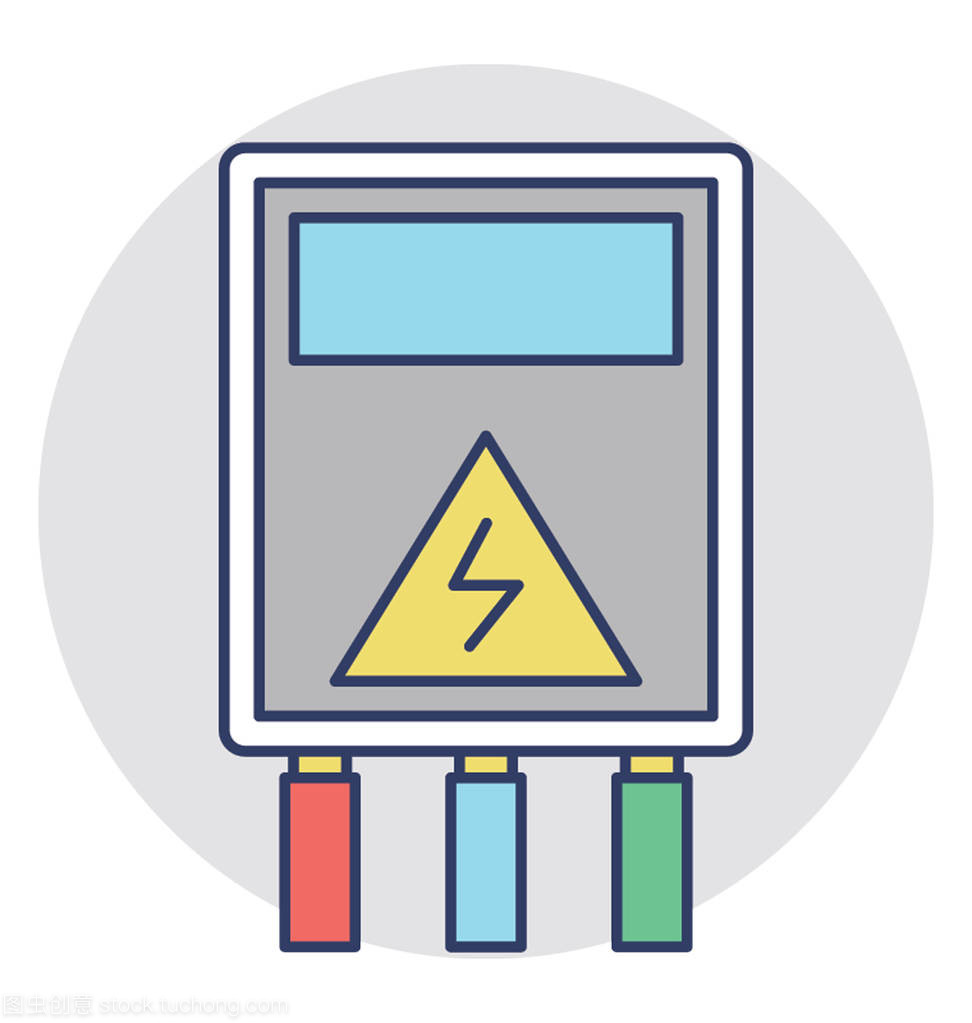 電控箱矢量圖標(biāo)